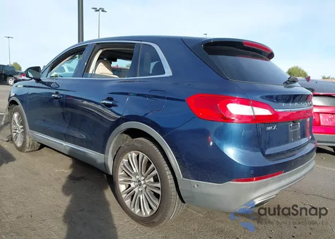 2017 Lincoln Mkx Reserve z USA, uszkodzony, nr VIN 2LMPJ6LP9HBL44895